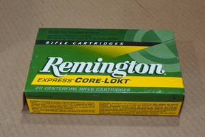 lot 193 image: 20 Remington .30-06 Sprg 165 Gr Core-Lokt PSP Ammo