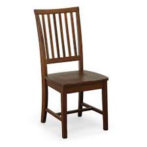 lot 9 image: Hudson Chestnut Wood Dining Chair by Carolina Cottage  Customer Returns See Pictures