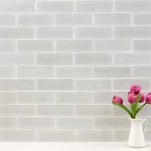 lot 36 image: 9 Boxes of  MSI Frosted Icicle 3 in. x 9 in. Glass Subway Wall Tile (3.8 sq. ft.Case) Customer Returns See Pictures