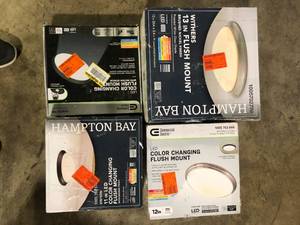 lot 26 image: Lot of Assorted Lighting Various Models and Conditions  Customer Returns See Pictures