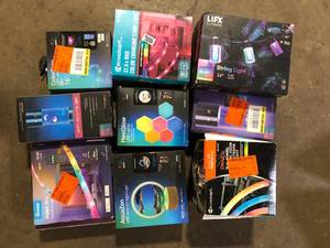 lot 49 image: Lot of Assorted Lighting Strips Various Models and Conditions   Customer Returns See Pictures
