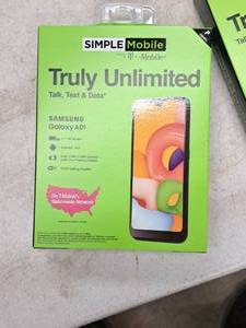 lot 514 image: Samsung Galaxy A01 Cell Phone (in original packaging)
