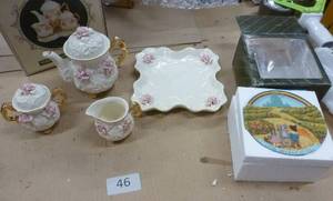 lot 46 image: TWO mini tea sets
