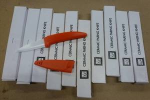lot 49 image: Ten new paring knives
