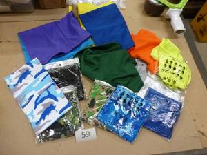lot 59 image: lot of neck covershead bands etc