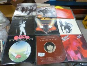 lot 75 image: 9 record albums