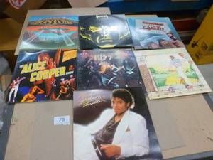lot 78 image: 7 record albums