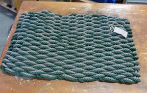 lot 81 image: New rug made from ski rope material 30x18
