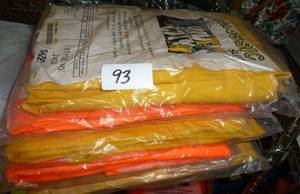 lot 93 image: 6 rain suits of various sizes XL - 3X