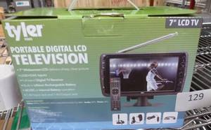 lot 129 image: New 7 inch LCD tv for the camper