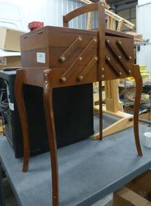lot 141 image: Sewing supplies cabinet