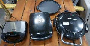lot 150 image: Two George Foreman grills and a Parini