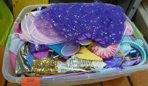 lot 160 image: Tote full of kids Dress Up items