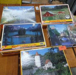 lot 165 image: FIVE puzzles