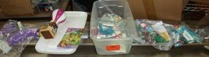 lot 185 image: Lego Friends 41097 and Lego Frozen and Barbie stage