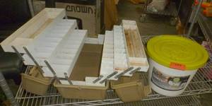 lot 199 image: Fishing tackle box and bait bucket