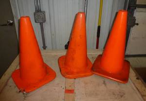 lot 243 image: 3 Safety Cones