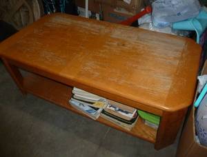 lot 248 image: Coffee table measures 24 wide x 47 long x 16 tall