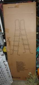 lot 250 image: New in box ladder for your backyard pool - 52 inch