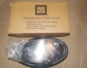 lot 37 image: 20 bars of stainless steel soap for removing fish and onion smell