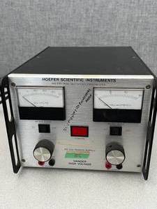 lot 9 image: Hoefer Scientific Instruments Meter Scale, High Voltage, PS 500 Power Supply See Photos