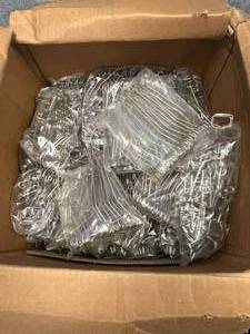 lot 37 image: LAST BOX OF TEST TUBE CLAMPS - Finger Grips and non finger grips - May be heavy for shipping.