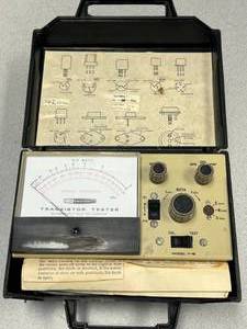 lot 39 image: VINTAGE Transistor Tester In Circuit  Out of Circuit
