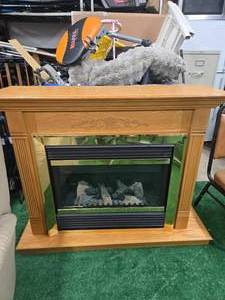 Beautiful designed Electric Fireplace (Used, Like New); Dimension: 55"L x 18"W x 43"H