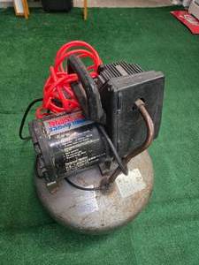 lot 8 image: Cambell Hausfeld Professional Air CompressorInflator (USED, Works Great)