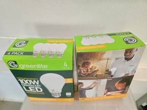 lot 13 image: Lot of Two Packs containing 8 High Efficiency LED 100W Light Bulbs (NEW)