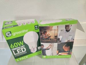 lot 17 image: Lot of Two Packs containing 8 LED 60W Light Bulbs (NEW)