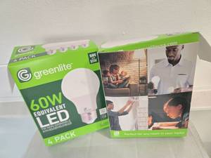 lot 18 image: Lot of Two Packs containing 8 LED 60W Light Bulbs (NEW)