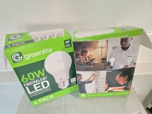 lot 19 image: Lot of Two Packs containing 8 LED 60W Light Bulbs (NEW)