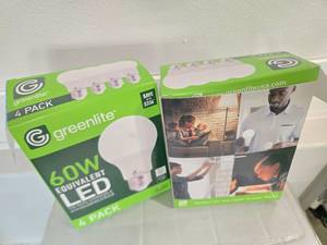lot 20 image: Lot of Two Packs containing 8 LED 60W Light Bulbs (NEW)