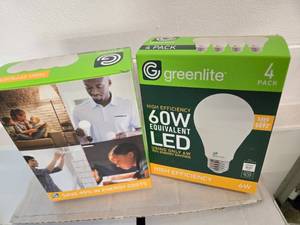 lot 26 image: Lot of Two Packs containing 8 High Efficiency LED 60W Light Bulbs (NEW)