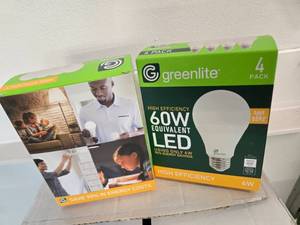 lot 27 image: Lot of Two Packs containing 8 High Efficiency LED 60W Light Bulbs (NEW)