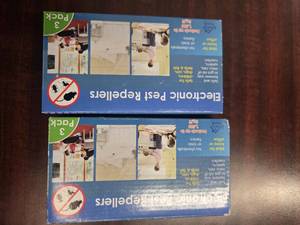 lot 68 image: Two Packs of Electronic Pest Repeller (NEW)