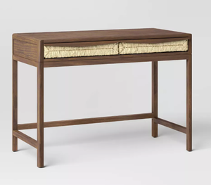 lot 73 image: Withania Desk with Drawers - Threshold Wood Composite, Home Office Furniture, Study Writing Table