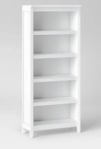 lot 83 image: 72 Carson 5 Shelf Bookcase Threshold