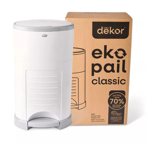 lot 307 image: Diaper Dekor Eko Classic Diaper Pail - White