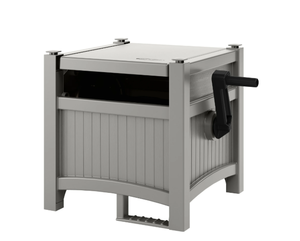 lot 333 image: Suncast 100 ft. Hose Hideaway Hose Reel, Gray