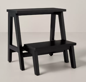 lot 337 image: 18 Wood Kitchen Step Stool - Hearth & Hand with Magnolia