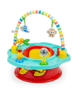 lot 344 image: Bright Starts 3-in-1 SuperSeat Playful Paradise