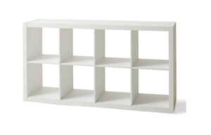 lot 408 image: Better Homes & Gardens 8 Cube Storage Organizer, White Texture
