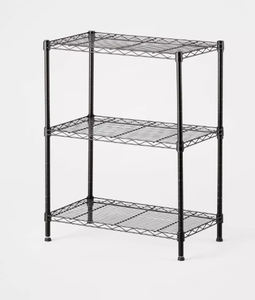 lot 416 image: 3 Tier Wire Shelving - Brightroom