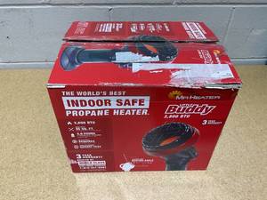 lot 215 image: Mr. Heater 3800 BTU IndoorOutdoor Little Buddy Propane Heater