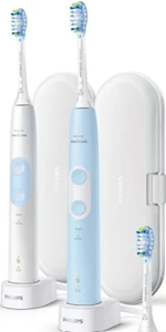 lot 20 image: 2PCS Philips Sonicare Optimal Clean Rechargeable Electric Toothbrush