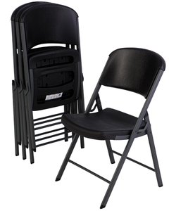 lot 90 image: 4PCS Lifetime 80187 Commercial Grade Folding Chair