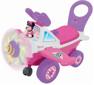lot 240 image: Kiddieland KDL-053207 My First Minnie Plane with Rotating Light Up Propellers