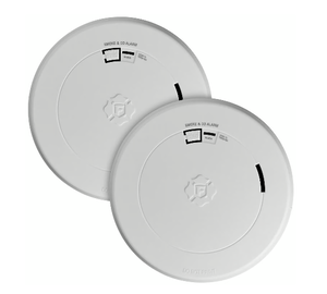 lot 245 image: 2PCS First Alert Battery-Powered ElectrochemicalPhotoelectric Smoke and Carbon Monoxide Detector